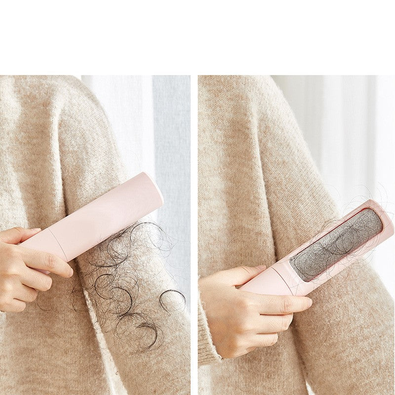 Reusable Pet Hair Remover Brush — Self-Cleaning Lint Roller for Cat & Dog Fur