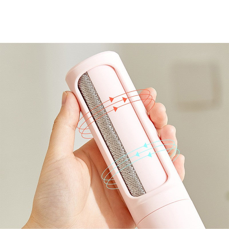 Reusable Pet Hair Remover Brush — Self-Cleaning Lint Roller for Cat & Dog Fur