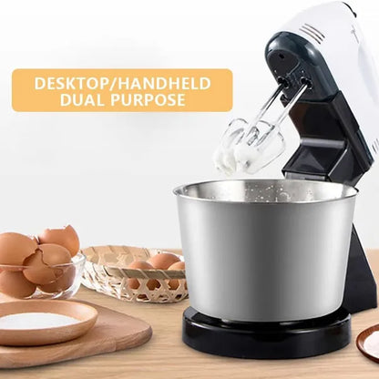 Elektrische Küchenmaschine mit Schüssel — 7 Geschwindigkeiten, 1,7 l | 150 W kompakter Küchenmixer