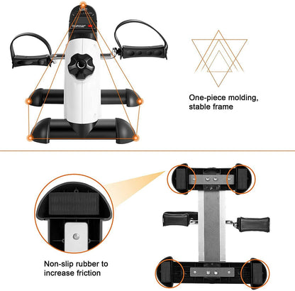 Mini Heimtrainer Pedaltrainer Arm Und Beintrainer Fitness Bike Trimmrad LCD