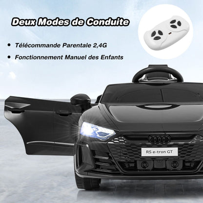 Voiture Electrique 12 V Avec Télécommande 2,4G Véhicules Électriques Démarrage Progressif & Musique Charge 25Kg Pour 37-95 Mois Blanc/Rouge/Noir