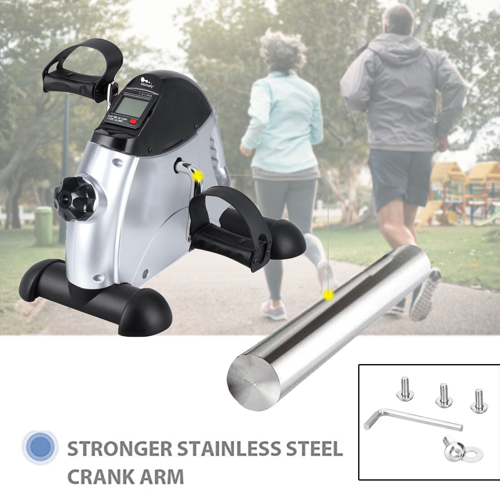 Mini Heimtrainer Pedaltrainer Arm Und Beintrainer Fitness Bike Trimmrad LCD