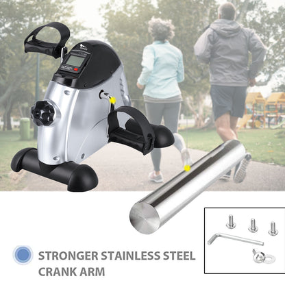 Mini Heimtrainer Pedaltrainer Arm Und Beintrainer Fitness Bike Trimmrad LCD