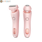 Épilateur & Rasoir 2-en-1 USB Rechargeable — Visage, Corps & Maillot | Sans Douleur