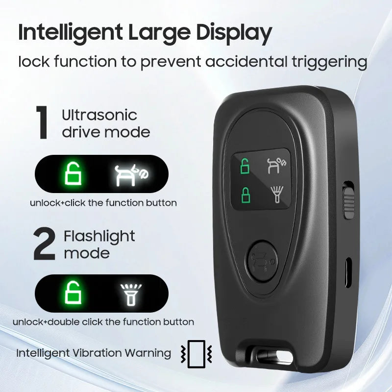 Ultrasonic Dog Repeller & Bark Deterrent — Handheld LED Training Device for All Breeds