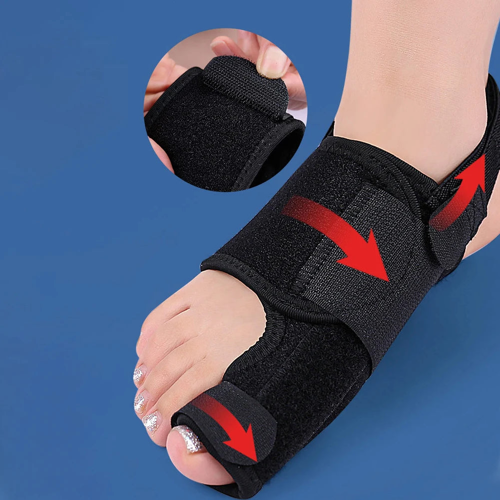 Hallux Valgus Zehenspreizer – Verstellbarer Zehenrichter & Orthopädische Schiene