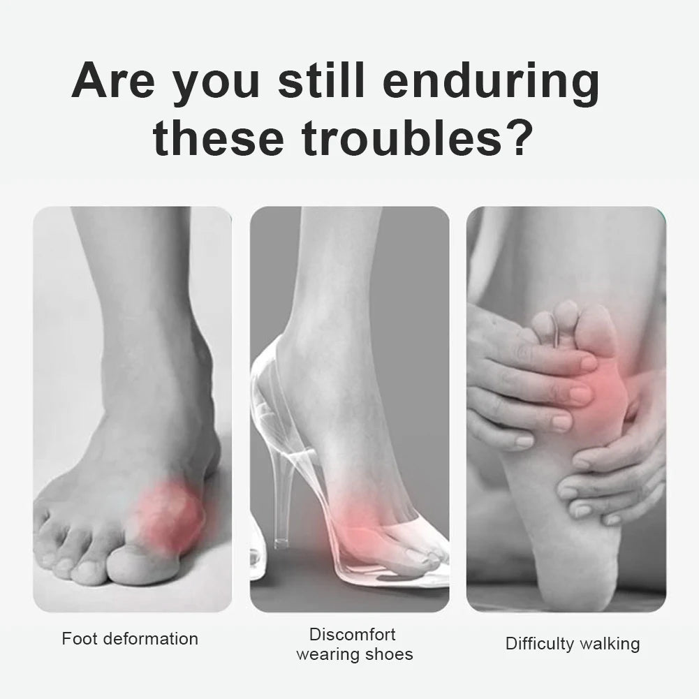 Hallux Valgus Zehenspreizer – Verstellbarer Zehenrichter & Orthopädische Schiene