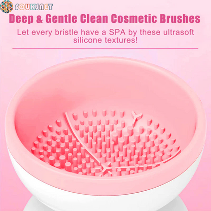 Portable USB Makeup Brush Cleaner Machine Electric Cosmetic Brush Cleaning Washing Tools Automatic Clean Makeup Brushes