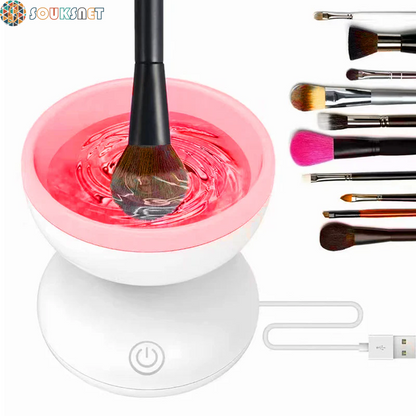 Portable USB Makeup Brush Cleaner Machine Electric Cosmetic Brush Cleaning Washing Tools Automatic Clean Makeup Brushes