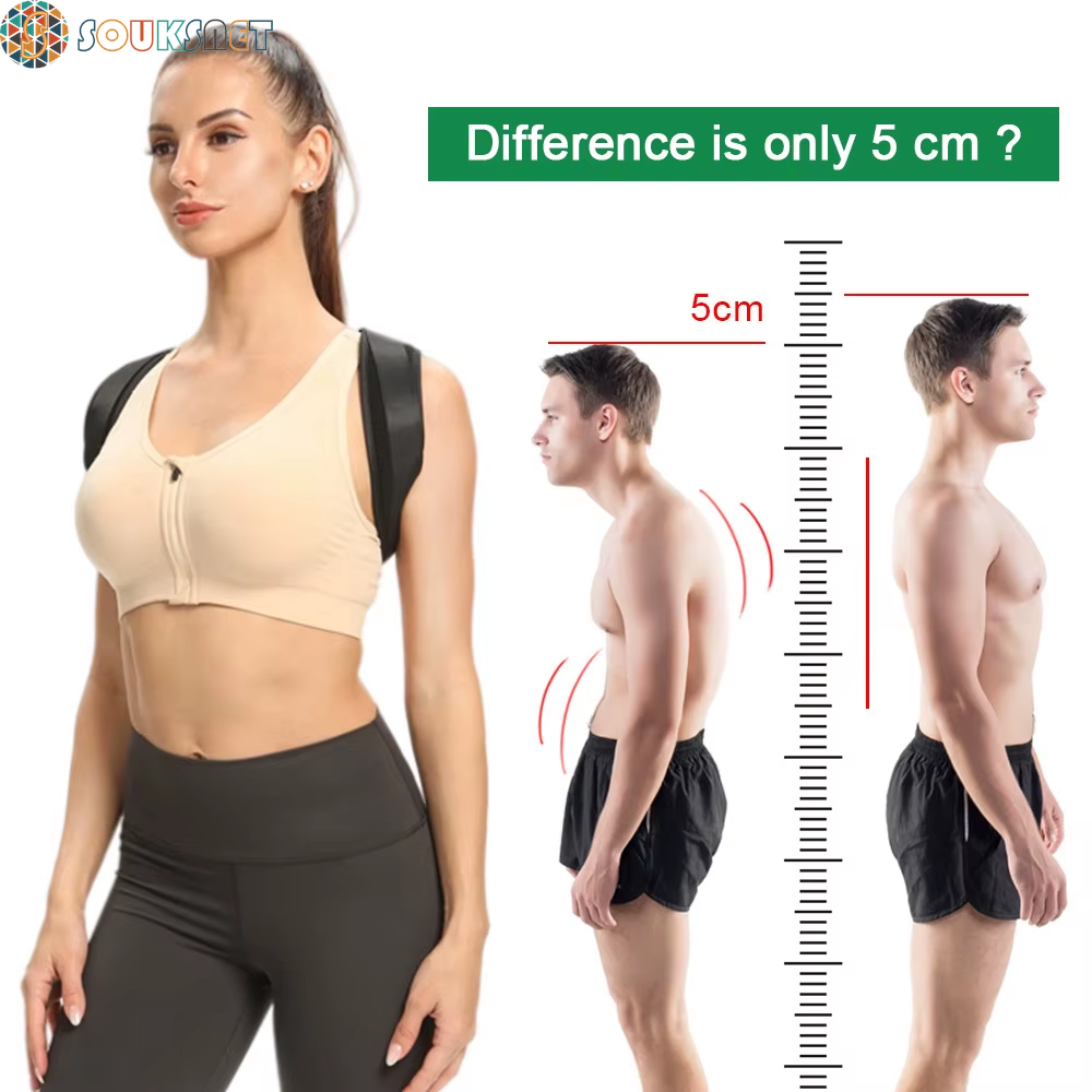 Adjustable Back Shoulder Posture Corrector Belt Clavicle Spine Support Reshape Your Body Home Office Sport Upper Back Neck Brace