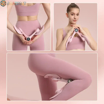 Non-Slip Comfortable Pelvic Floor Muscle Trainer Thigh Exerciser Leg Trainer for Postpartum Recovery Leg & Butt Training